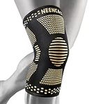 NEENCA Copper Knee Sleeves (Pair), Professional Knee Brace with Copper Ions Infused Fiber Technology, Premium Compression Support for Knee Pain, Sports, Workout, Arthritis, ACL, Joint Pain Relief