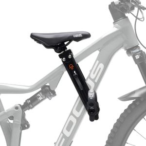 Kids Ride Shotgun Front Mounted Child Bike Seat – Adjustable, Ages 2-5