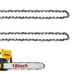 2 Pack 18 Inch Chainsaw Chain 68 Drive Links, 325" Pitch, 063" Gauge, 18 Inch Replacement Chain Saw Chains Fits Stihl MS 250, MS 250 C, MS 251, MS 251 C, MS 251 C-BE and More