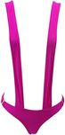 SHERRYLO Sling Bikini Extreme Micro Bikinis G String Thong Mini Exotic Tanning Bathing Suit, 1876-fushia, One Size