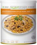 Nutristore Freeze-Dried Southwestern Style Pork and Rice | Emergency Survival Bulk Food Storage Meal | Perfect for Everyday Quick Meals and Long-Term Storage | 25 Year Shelf Life | USDA Inspected