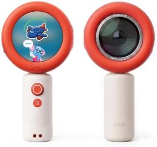 Dex Language Discovery Camera - Language Learning Toy for Kids Ages 3-8, Words & Sentences in 16 Languages (Spanish, Mandarin, French, Korean & More), Talking Stories, Parent-Made Activities, Red