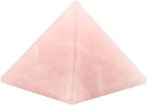 1.5inch Natural Pyramid Carved Chakra Healing Crystal Reiki Stone Gemstone Radiation Deflection Home Decor Gift Decoration Crafts, approx 38X38x36mm (1.5"x1.5"1.4"), Stone