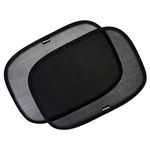 Enovoe Car Window Shade - (2 Pack) - 21"x14" Cling Sunshade for Car Windows - Sun, Glare and UV Rays Protection for Your Child - Baby Side Window Car Sun Shades