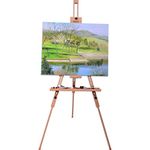 Mont Marte Heavy Duty Tripod Easel, Adjustable Beech Wood Artist Easel for Painting, Holds Canvas up to 79cm (31") High