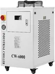 Garvee 15L Industrial Water Chiller CW-6000, 0.73hp 8.7gpm Water Cooling System Water Cooler for 60W 70W 80W 90W 100W 120W 130W 150W CO2 Laser Engraving & Cutting Machines, 9125 BTU/Hour, 110V