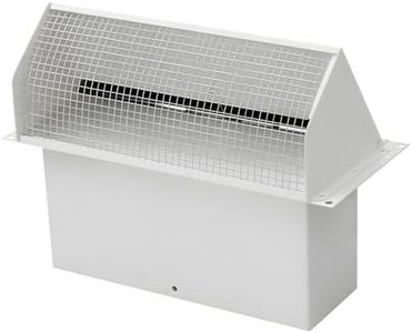 Wall Vent Cap for Broan Exhaust Fan ​for Kitchen Range Hood Bathroom Exhaust Dryer Vent for 3-1/4" x 10" (white)