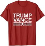 Trump J.D. Vance 2024 Retro Stripe Trump Vance T-Shirt