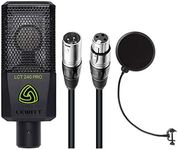 Lewitt LCT-240 Pro Condenser Microphone (Black) with 20' XLR-XLR Cable & Pop Filter Bundle