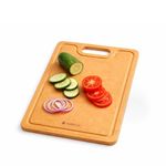 CUMIN CO. Chopping Board | 32.5x44 cm | Bacteria Resistant Cutting Board for Kitchen | Odour-Free | FDA Compliant | Knife-Friendly | Compressed Cellulose