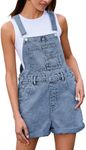 Glamaker Denim Overall Shorts for W