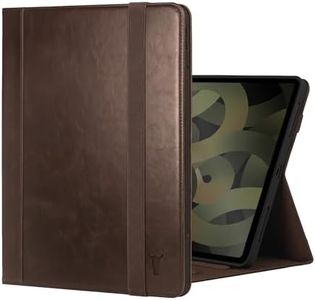 TORRO Case Compatible with iPad Air 13” – Premium Leather iPad Air 13” 2024 Cover with Stand Function and Apple Pencil Connectivity (Dark Brown)