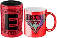 Essendon Bombers AFL Metallic Mug and Can Cooler Gift Set