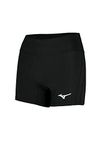 Mizuno Women's Elevated 4" Inseam Volleyball Short, Black, Large