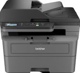 Brother DCP-L2640DW 2 in 1 (ID) Copy Button Auto Duplex Laser Printer, 34 PPM, Print Scan Copy, LCD Display, ADF, 256 MB Memory, (WiFi WiFi Direct LAN USB), 250 Sheet Paper Tray, Free Installation