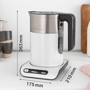 Bosch Styline Cordless Kettle – White Electric Jug