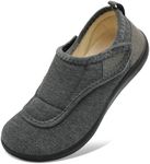 Scurtain Mens Wide Slippers Comfy D