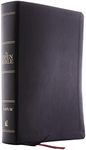 The NIV, Open Bible, Leathersoft, Black, Red Letter, Comfort Print: Complete Reference System