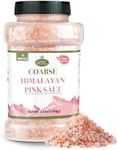 Good Tierra Himalayan Pink Salt in Jar - Coarse, 2.5 lb - Ideal for Bath Salt, Table Salt Grinders, and Spice Jars