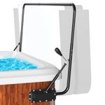 Hot Tub Cover Lifter with Safety Lock - Heavy-Duty Spa Cover Lift Removal System, Adjustable Height & Width, Hot Tub Accessories Fits Up to 96" Wide, Spa Lid Lifter Hydraulic Assist Removal System