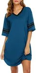 Ekouaer Women's Nightgown Cotton Sl