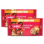 Unibic Fruit & Nut Cookies, 500 g (Pack of 2)| Premium Biscuits| Packed with Cranberries, Almonds & Cashews| Crispy & Crunchy| Teatime Snack| 1 Kg