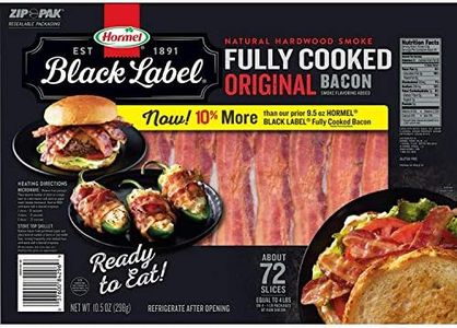 Evaxo Black Label Fully Cooked Bacon (1 pk. / 10.5 oz., 72 ct.)