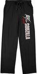 Godzilla Classic Monster and Title Logo Men’s Black Drawstring Sweats-S