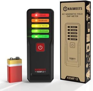 KAIWEETS Magnetic Field EMF Meter, Ghost Hunting Detector, Handheld Electromagnetic Paranormal Investigation Equipment with 5 Level LED Lights, EMF Reader for Home, Office, Outdoor Inspection