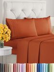 Cal King Size 4 Piece Sheet Set - C