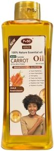 P+50 Gold Carrot Brightening Face & Body Oil 200ml – Kojic Acid Glow Oil for Radiant, Even Looking Skin – Moisturising & Nourishing Body Oil for All Skin Types