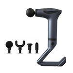 IGNITO Power Massage Gun 3 in 1 Deep Tissue Percussion Muscle Massage Gun Long-handle massage gun for back Fascial Gun Relax Muscle Sport Massager Gun Body Massage Gun With Strap (B 1)