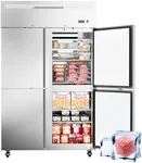 Commercial Freezer 48"W 4 Door Stai