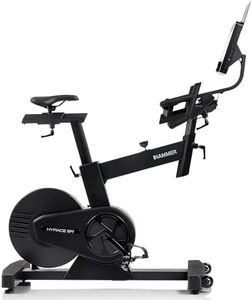 HAMMER Speedbike HyRace SR – Indoor Cycle Heimtrainer mit 20 kg Schwungmasse, TFT-Touchscreen, Tablet- & Smartphonehalterung, Bluetooth, kompatibel mit Kinomap & Zwift, Fitnessbike in Studioqualität