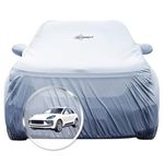 NEODRIFT 'SilverTech' Car Cover for Porsche Cayenne (Multi-Layered & Breathable Fabric, 100% Water-Resistant, All Weather Protection, Tailored Fit) (Colour: Silver)