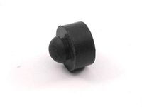 Push-in Rubber Bumper Tight-Grip Stem - Fits 1/4" Hole - Bumper is 1/2" Diameter 1/4" Height for Use in 1/16" Panel Thickness (4)