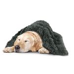 The Dog’s Blanket Sound Sleep Donut Blanket, XL Grey 97x139cm, Calming, Anti-Anxiety Snuggler Blanket