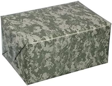 CleverDelights Green Digital Camo Wrapping Paper - 30" x 30Ft Roll - 75 SqFt - Premium Camouflage Gift Wrap Paper