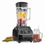 MisterChef Multi Speed Smoothie Blender / 2200W with 2L BPA-Free Tritan Container I 45000 RPM 8 Stainless Steel Blades for Ice/Soups/Nuts/Smoothie/Juices, Energy Class A+++, Black