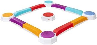 Fisher-Price™ Balance Beam and Toddler Stepping Stones, 13 Pieces – Non-Slip Plastic Balance & Stackable Stepping Stones, Sensory Toy for Toddlers, Indoor or Outdoor Play, Easy Storage