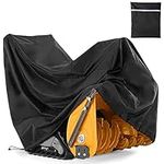 Snow Thrower Cover UCARE Dustproof Waterproof Snow Blower Covers for Most Electric Two-Stage Snow Throwers (S: 42.91x31.88x50in/ 109x81x127cm)