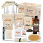 Kombucha Home Brewing Starter Kit | 5-Inch Large Scoby Kombucha Starter Kit | Complete Kit Includes What You Need w/ 16 oz Starter Tea, Brewing Jar & Brewing Supplies | Brew Unlimited Kombucha