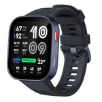 Amazfit Bip Max 50mm Smart Watch, 2.07" AMOLED Display, 20 Days Battery, GPS, 4GB Storage, Offline Maps, Hybrid Training, 150+ Sports, HYROX Mode, Fitness Tracker for Android & iPhone
