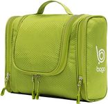 Bago Travel Hanging Toiletry Wash Bag Makeup Cosmetic Organizer - Large Waterproof Hanging Toiletry Bags for Women and Men - Travel Essentials Accessories Hanging Travel Wash Bag (Green)