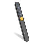 NORWII N29 Presentation Pointer Presenter 100M, 2.4GHz Laser Pointer Presentation Clicker for Powerpoint Remote, Wireless Presenter with Hyperlink & Volume Control