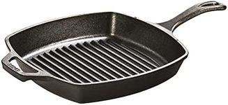 Lodge L8SGP3CN Logic Pre-Seasoned Square Grill Pan (Black)