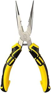 BOOSDEN 8 inch Needle Nose Pliers with Side Cutters, Precision Long Nose Pliers with Wire Cutters, Professional Needle Nose Spring Loaded Pliers, Used for Cutting Clamping Pinching Jewelry Making