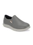 egoss Platinum Premium Genuine Leather Sneaker Casual Shoes for Men (Grey-8)-1081