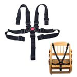 5-Point Harness for High Chairs & Strollers - Adjustable and Universal Fit, Safe and Durable Child Safety Straps