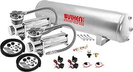 Vixen Air Suspension Kit for Truck/Car Bag/Air Ride/Spring. On Board System- Dual 200psi Compressor, 5 Gallon Tank. For Boat Lift,Towing,Lowering,Load Leveling,Bags,Onboard Train Horn VXO4852GDC